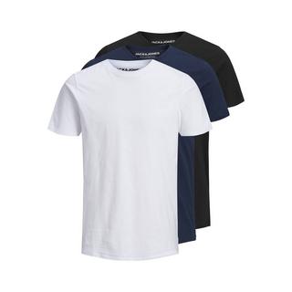 JACK & JONES  Maglietta Uomini Confezione da 3 Vestibilità confortevole-JJEORGANIC BASIC TEE O-NECK 3PK 