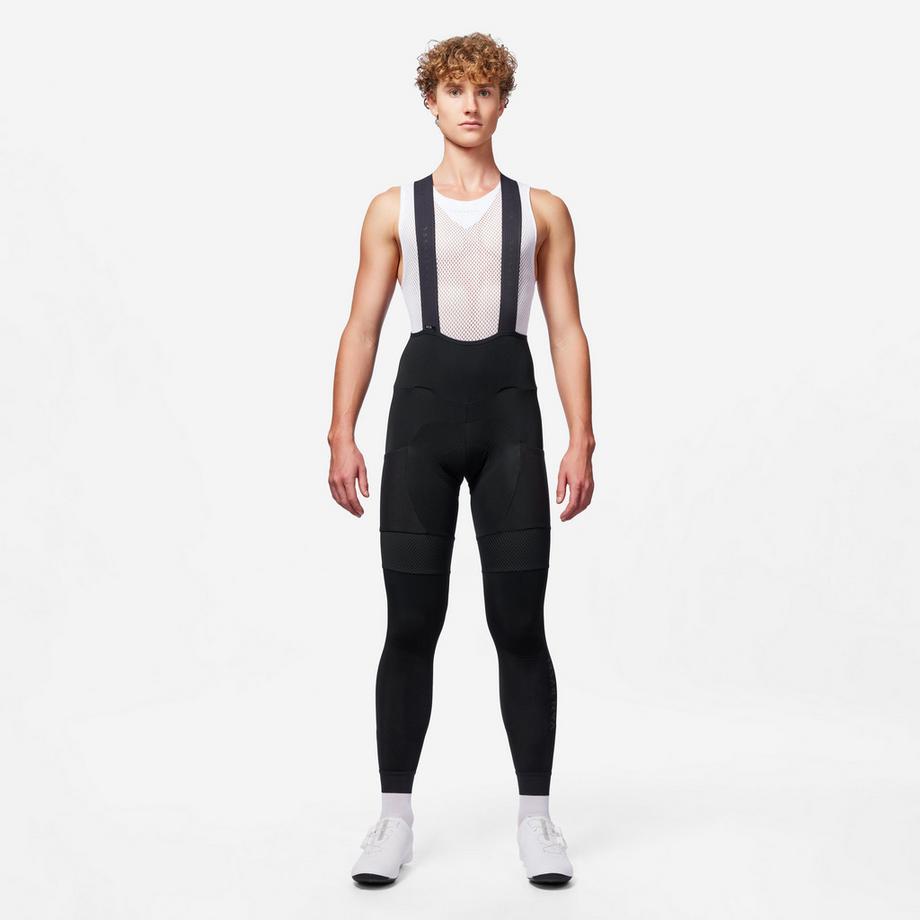 VAN RYSEL  Radhose Winter lang mit Trägern Rennrad Racer Polyester 