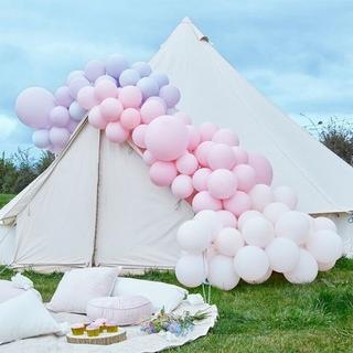 Ginger Ray  Kit Luxe Guirlande de Ballons Rose & Violet Pastel 