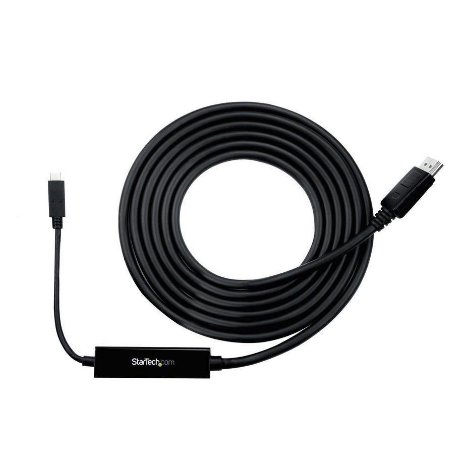 STARTECH.COM  StarTech.com Cavo Adattatore USB-C a DisplayPort da 3m - 4k 60hz - Nero 