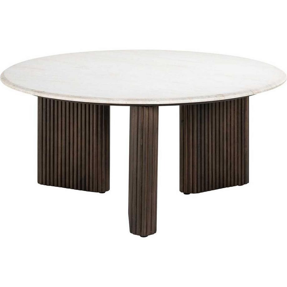 Couchtisch Mayfield Marmor rund 90
