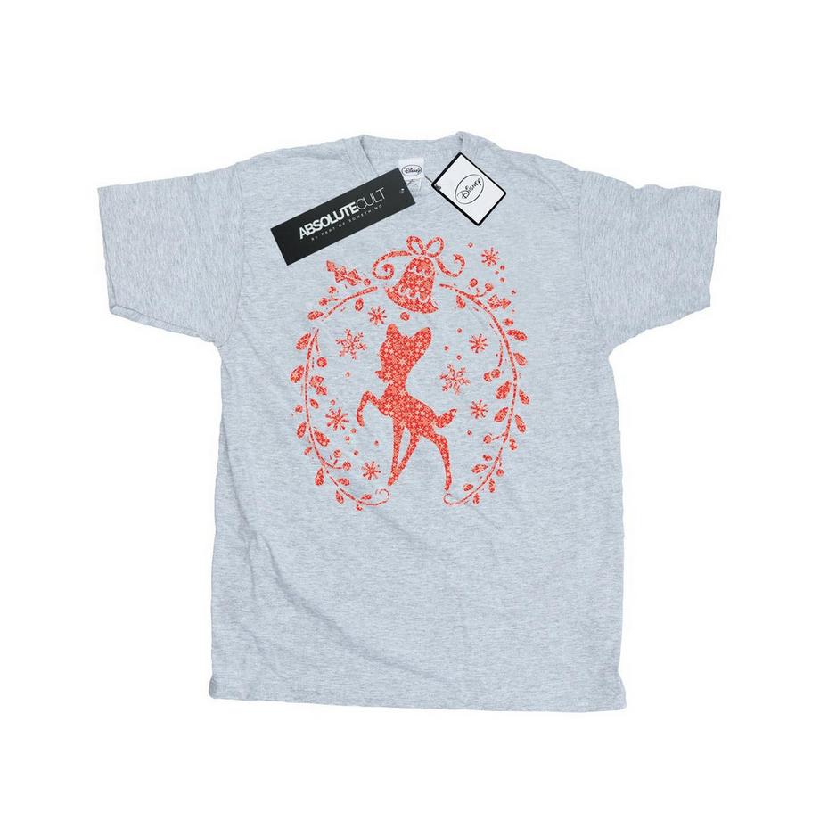 Disney T-shirt Bambi Couronne de Noël  