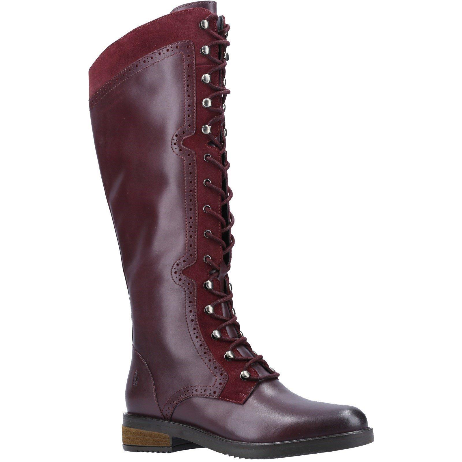 Image of Lange Stiefel Rudy, Leder Damen Weinrot 43