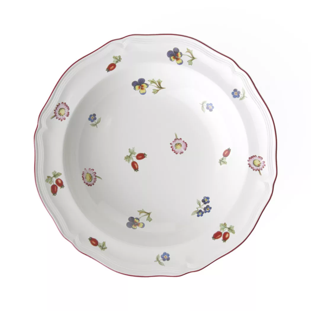 VILLEROY & BOCH PETITE FLEUR ASSIETTE CALOTTE 20 CM