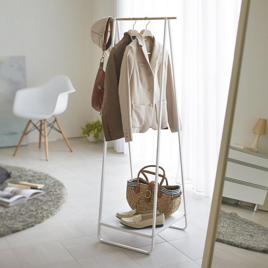 Yamazaki Portabiti in metallo e legno - H140 cm  