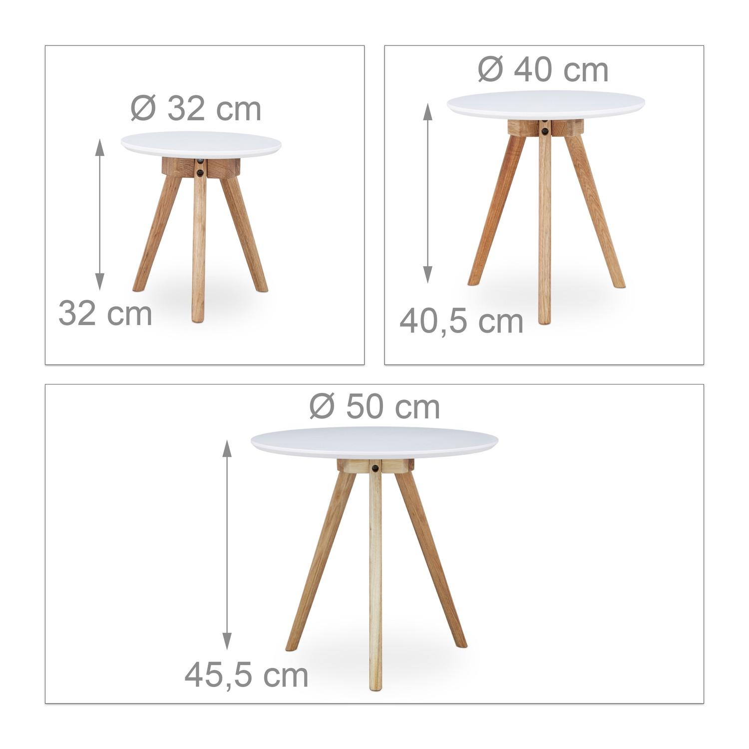 B2X Table d'appoint en set  