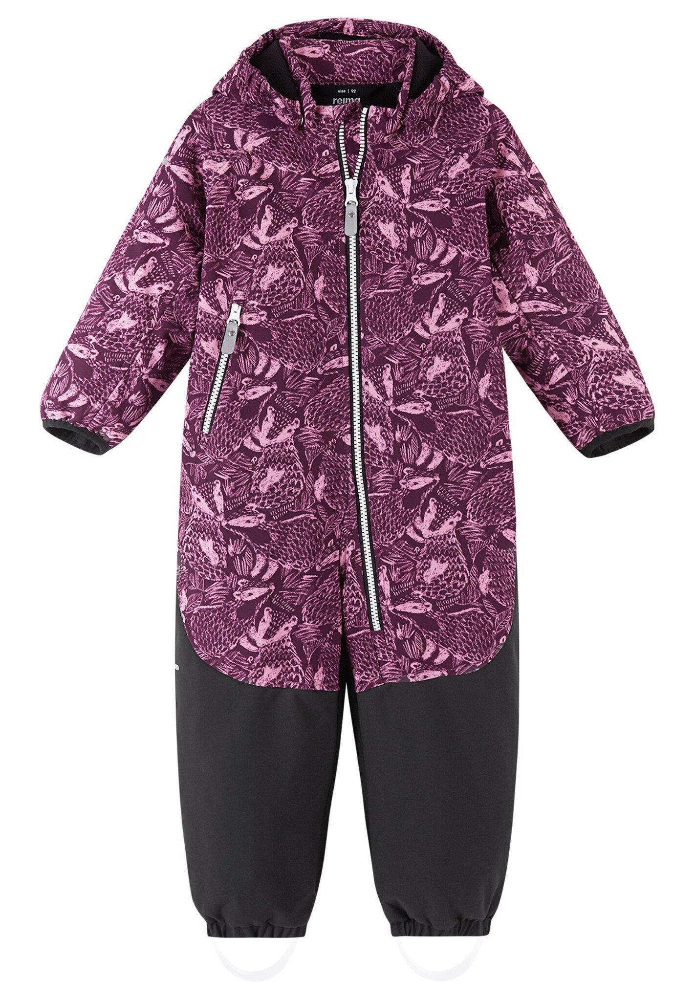 Image of Kleinkinder Softshell Overall Mjosa Deep Purple Mädchen Violett 98