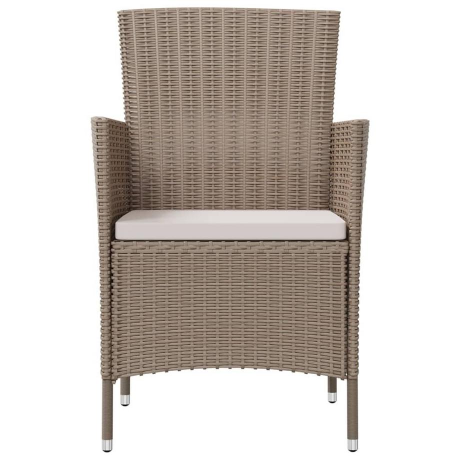 VidaXL set da pranzo da esterno Polirattan  