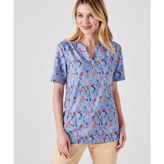 Damart  Blouse crêpe stretch fluide. 