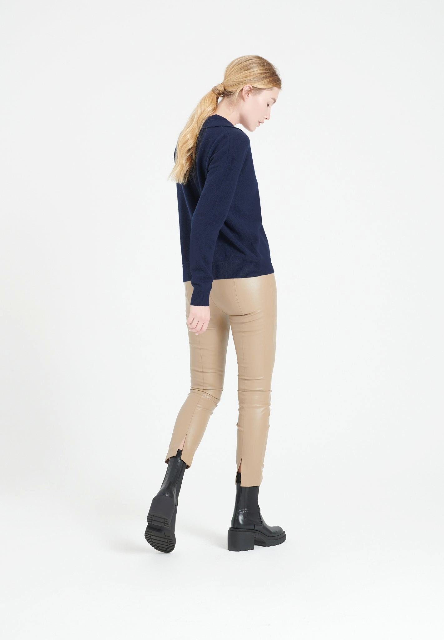 Studio Cashmere8 MIA 3 Langärmeliges Polo-Shirt  