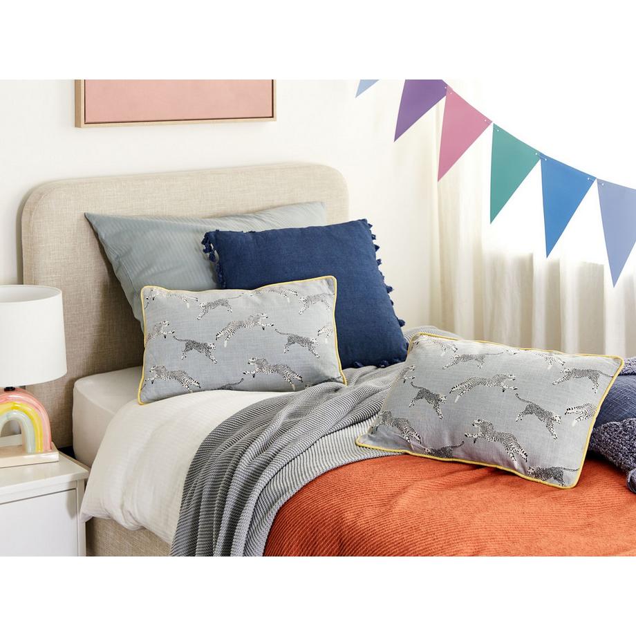 Beliani Dekokissen 2er Set aus Baumwolle Modern ARALES  