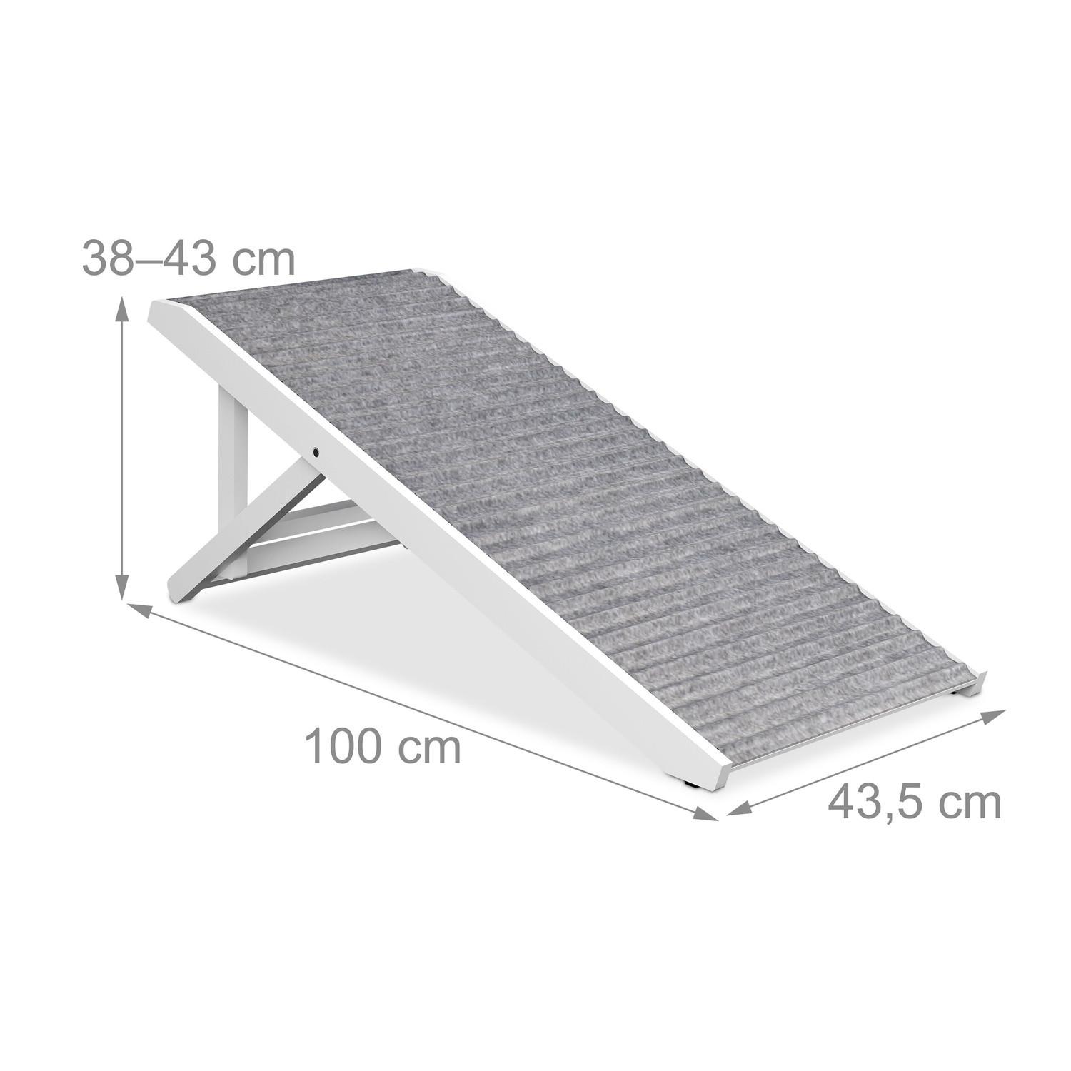 B2X  Rampe pour chien réglable en hauteur 