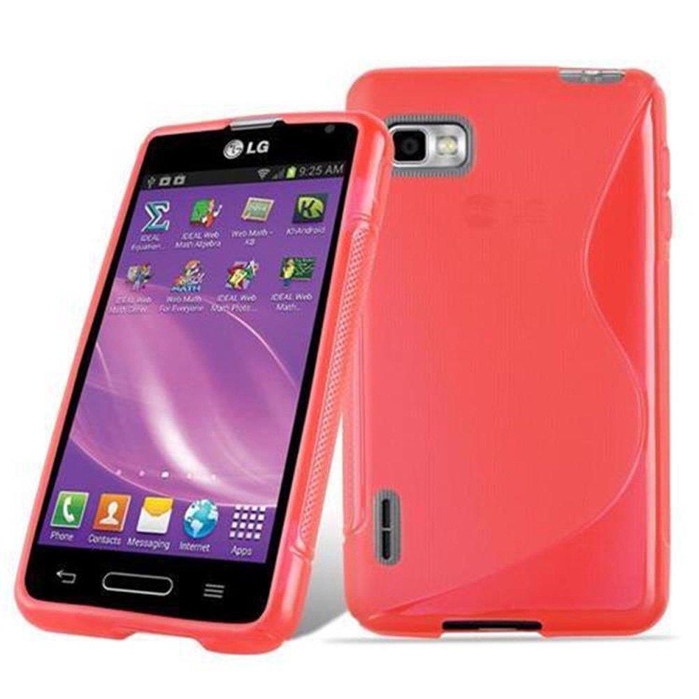 Cadorabo  Housse compatible avec LG OPTIMUS F3 - Coque de protection en silicone TPU flexible au design S-Line 