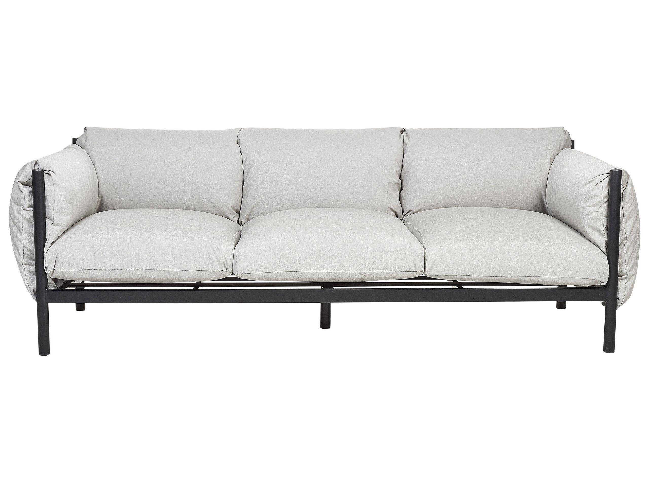 Beliani 3-Sitzer Sofa mit Sesseln aus Aluminium Modern ESPERIA  