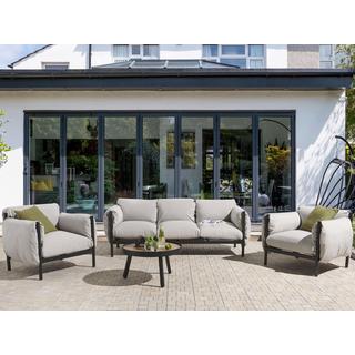 Beliani 3-Sitzer Sofa mit Sesseln aus Aluminium Modern ESPERIA  