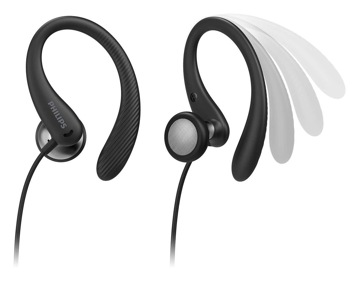 PHILIPS  Philips TAA1105BK00 Kopfhörer & Headset Kabelgebunden Ohrbügel, im Ohr Sport Schwarz 