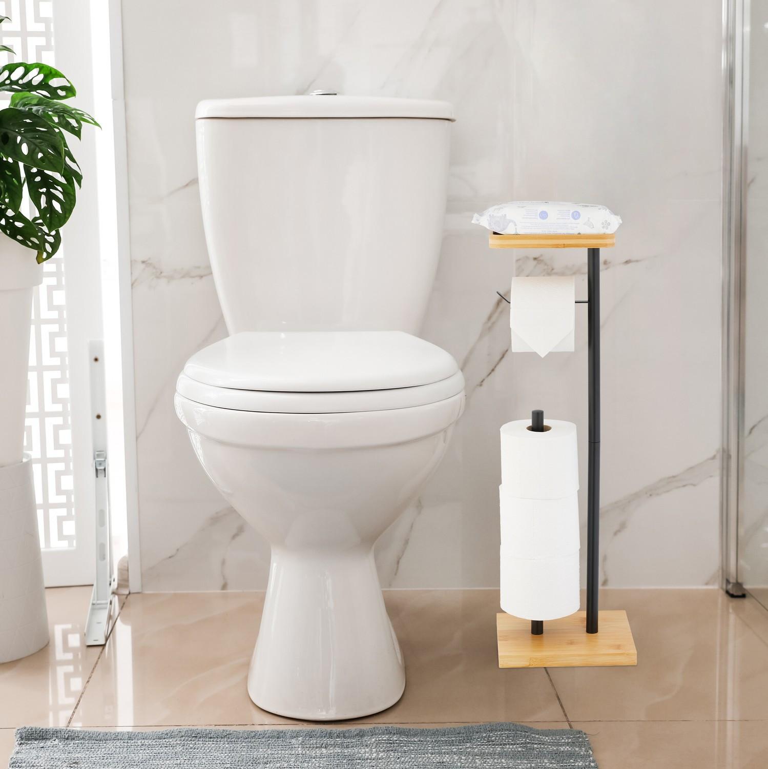 Northix Porte-papier toilette avec espace  