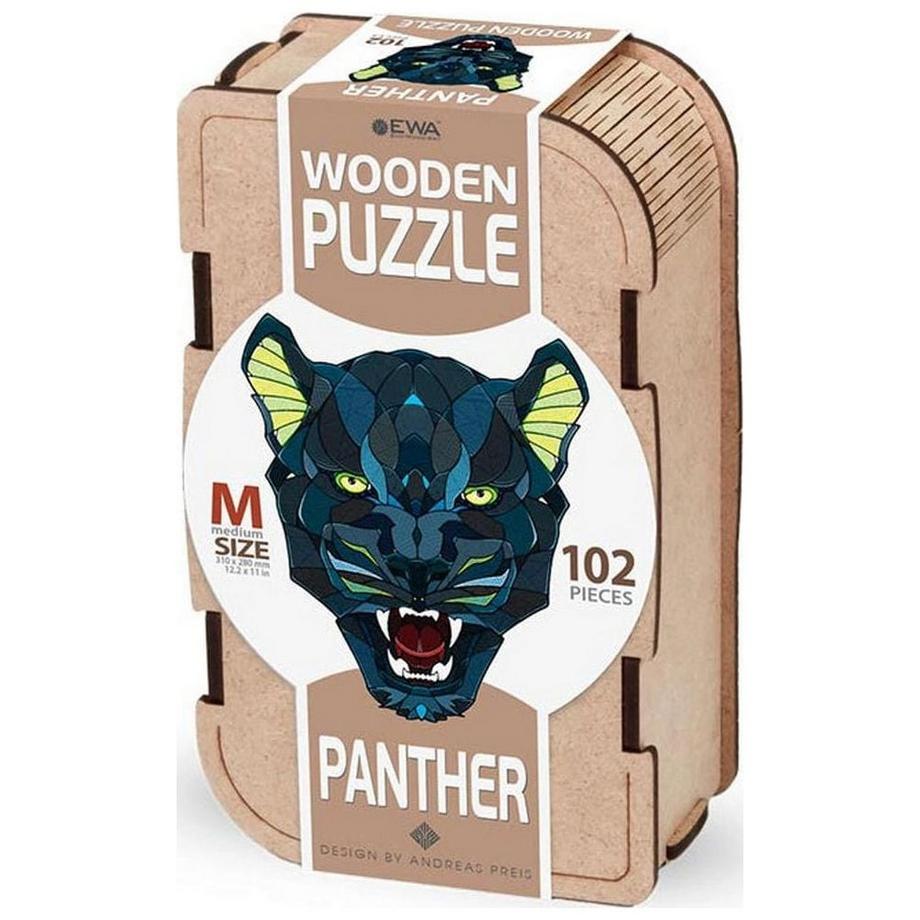 Eco Wood Art  Holz-Puzzle Panther 