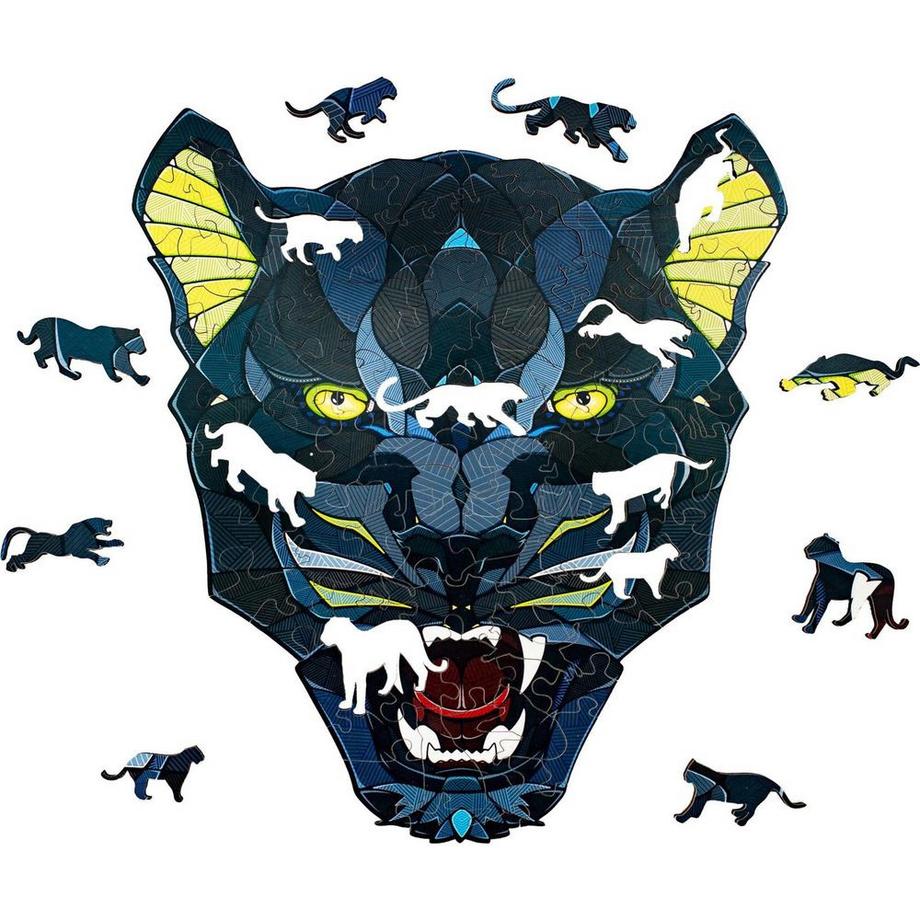 Holz-Puzzle Panther
