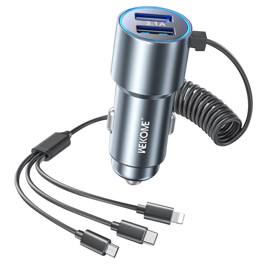 Avizar  Caricatore da auto 33W, Wekome argento 