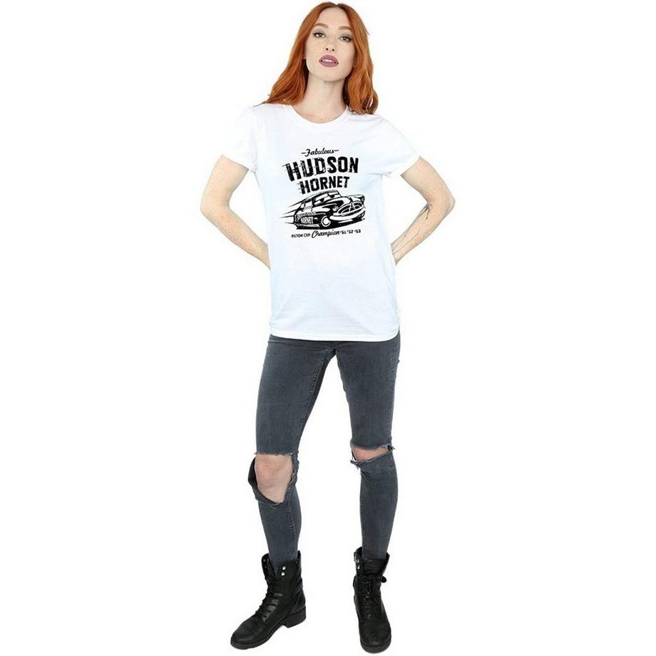 Cars Hudson Hornet Grafik Print T-Shirt  