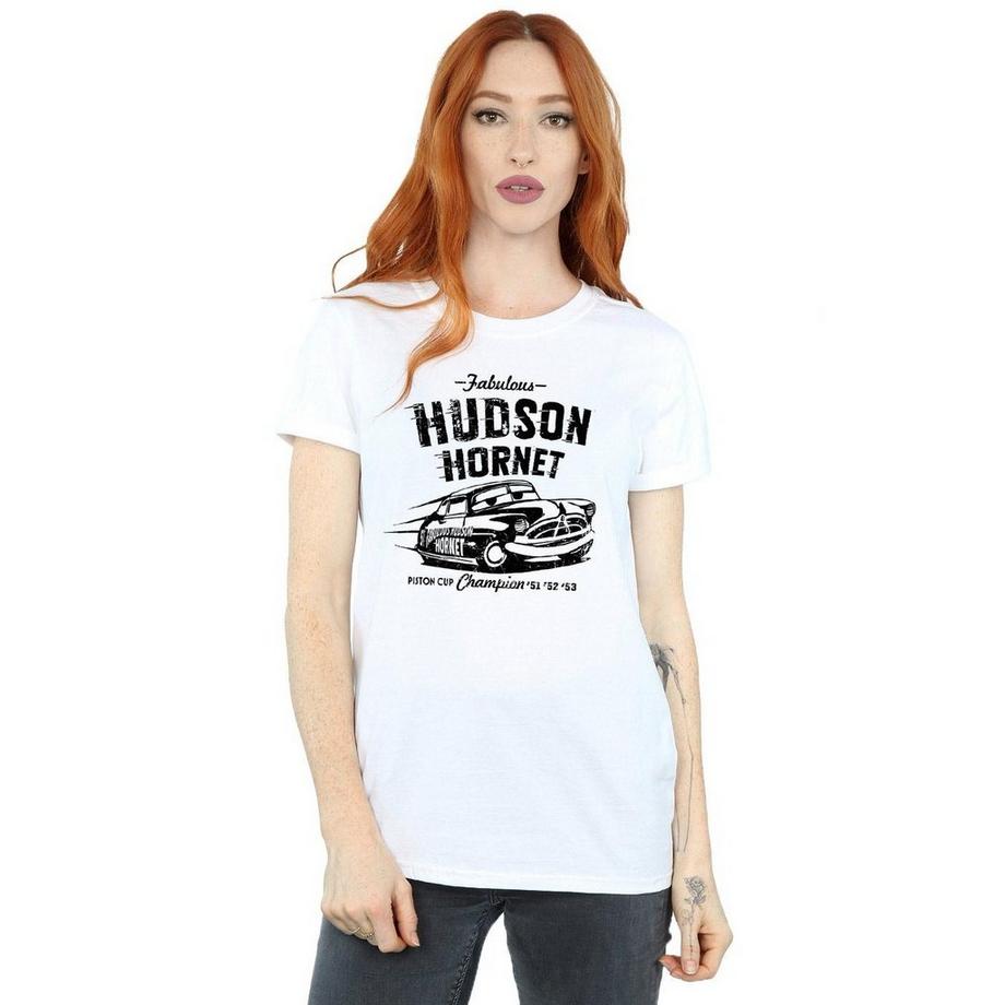 Cars Hudson Hornet Grafik Print T-Shirt  