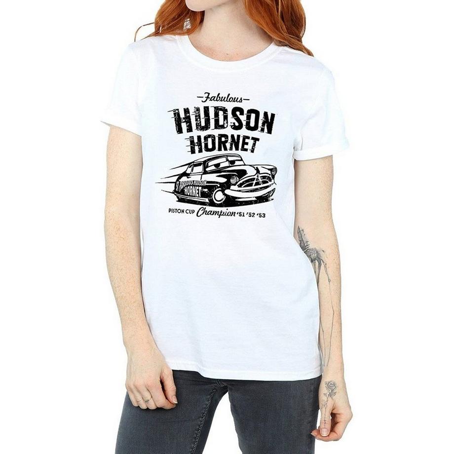 Cars Hudson Hornet Grafik Print T-Shirt  