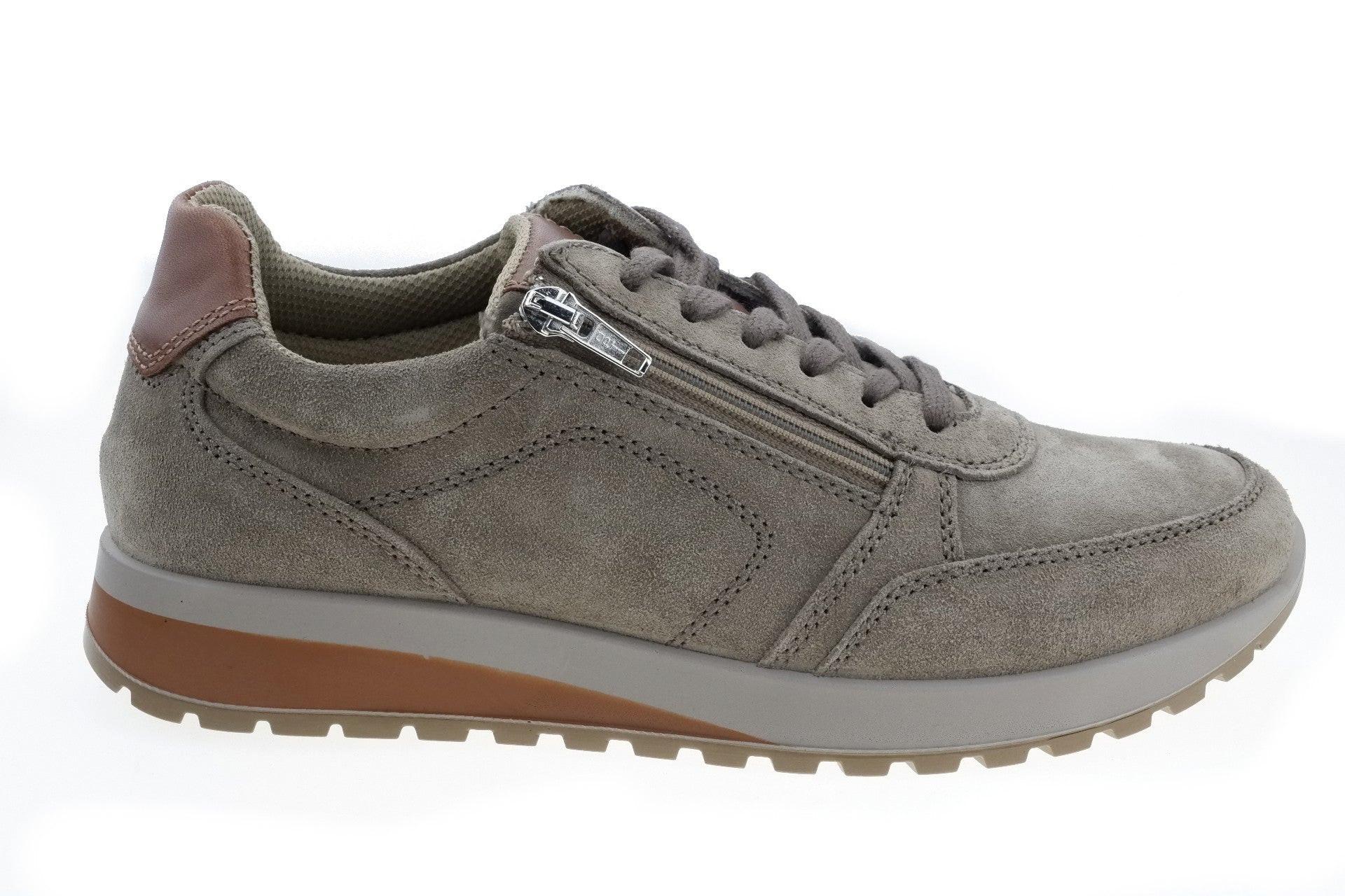 Image of Matteo - Wildleder Sneaker Herren Grau 46