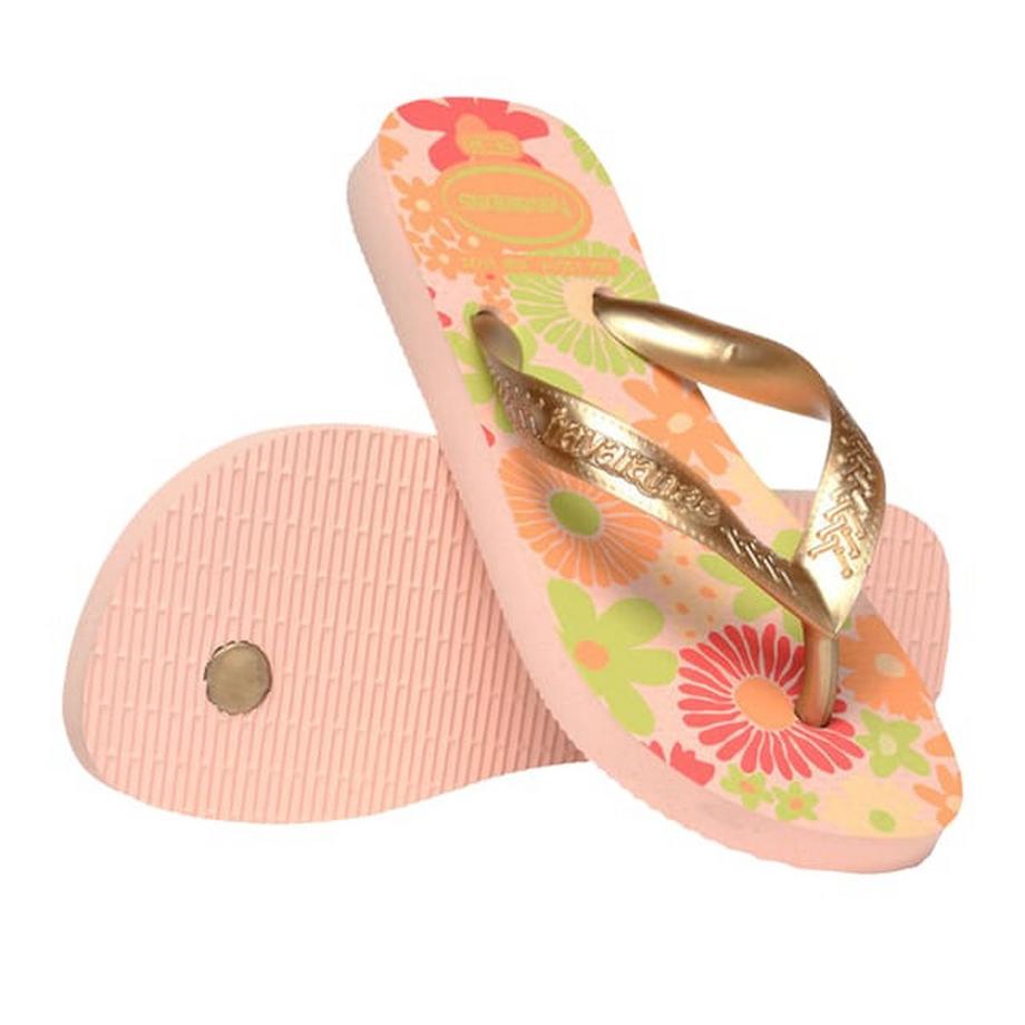 havaianas Kids Flores Flip Flops  