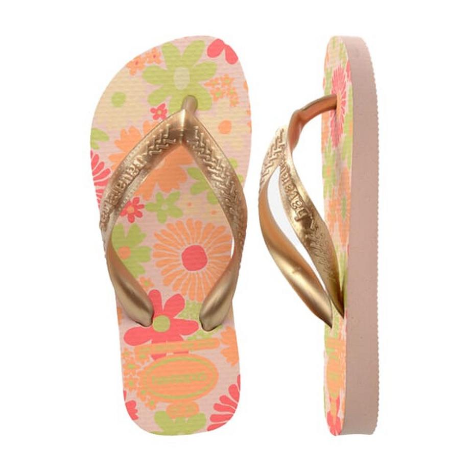 havaianas Kids Flores Flip Flops  