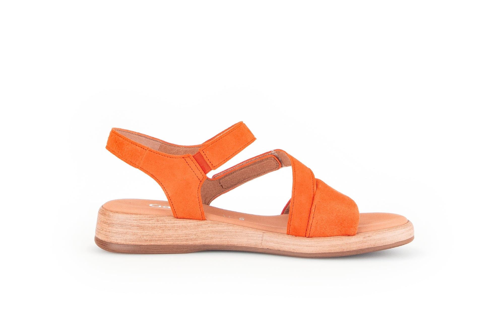 Image of 42.063.32 - Wildleder Sandale Damen Orange 36