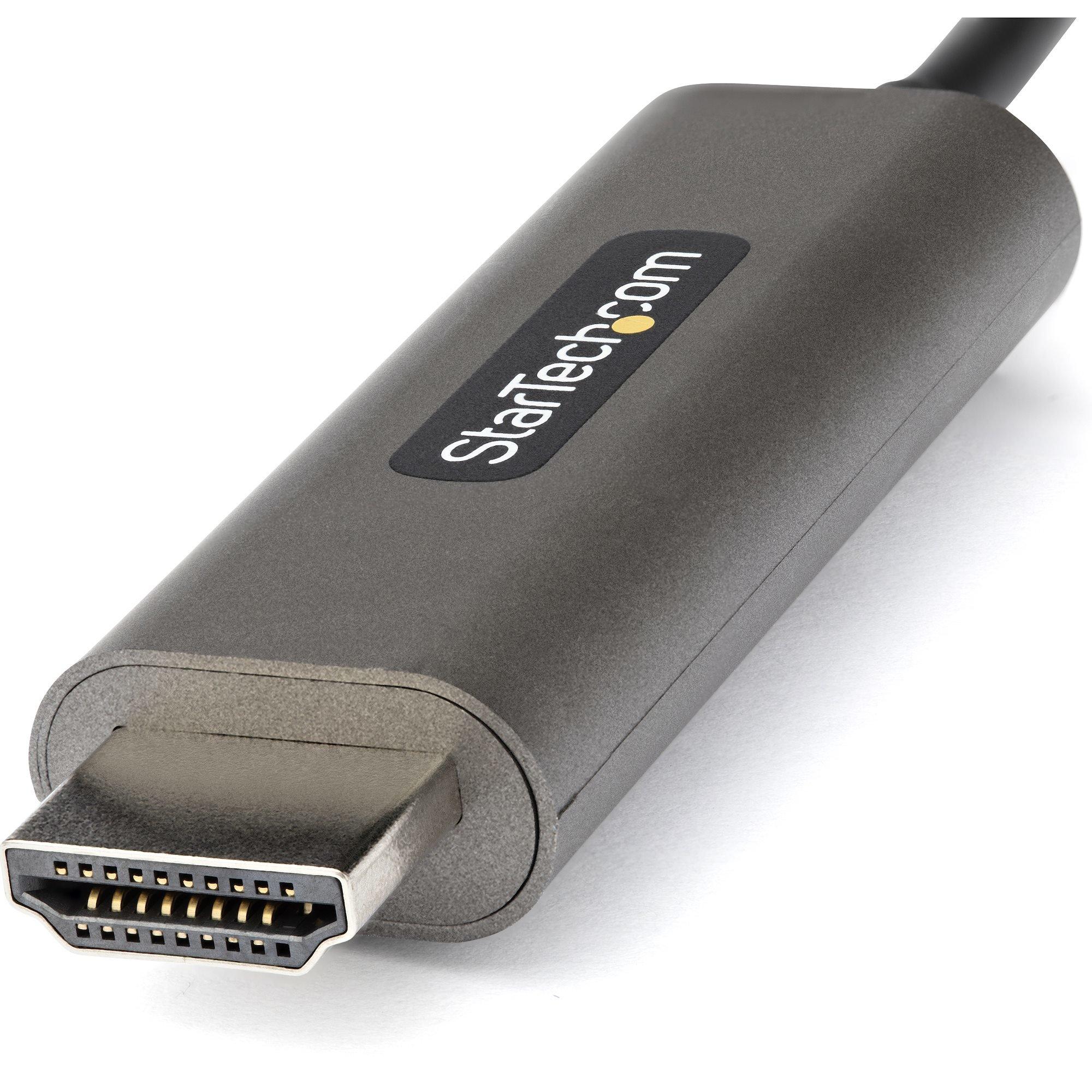 STARTECH.COM  StarTech.com Cavo adattatore USB C HDMI da 1m 4K 60Hz con HDR10 - Adattatore type C HDMI 4K Ultra HD - HDMI 2.0b - Video convertitore da USB-C a HDMI HDR per monitor/display - Modalità DP 1.4 Alt HBR3 