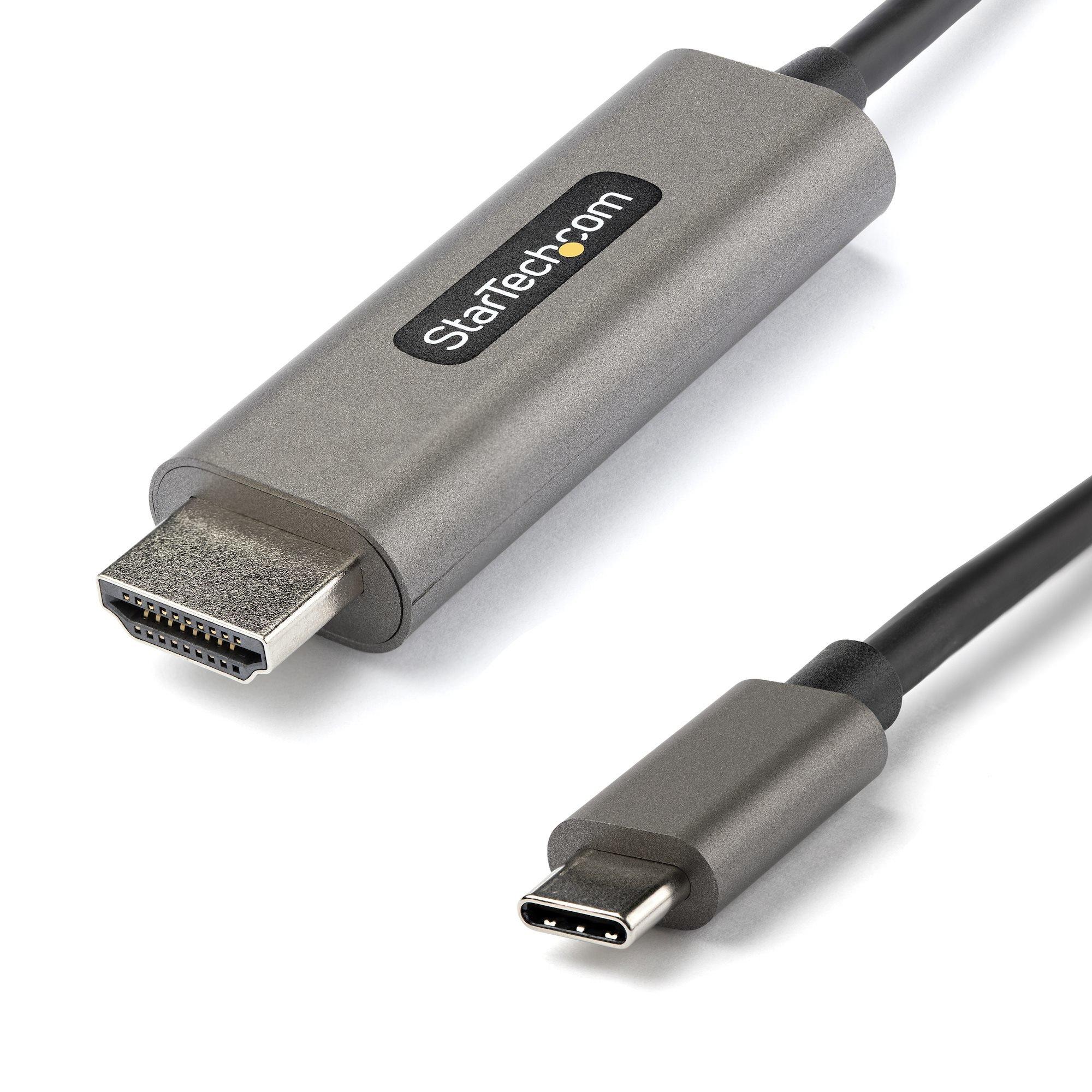 Image of StarTech.com 1m USB-C auf HDMI Kabel 4K 60Hz mit HDR10 - Ultra HD USB Typ-C auf 4K HDMI 2.0b Video Adapter Kabel - USB-C auf HDMI HDR Monitor/Display Konverter - DP 1.4 Alt Mode HBR3