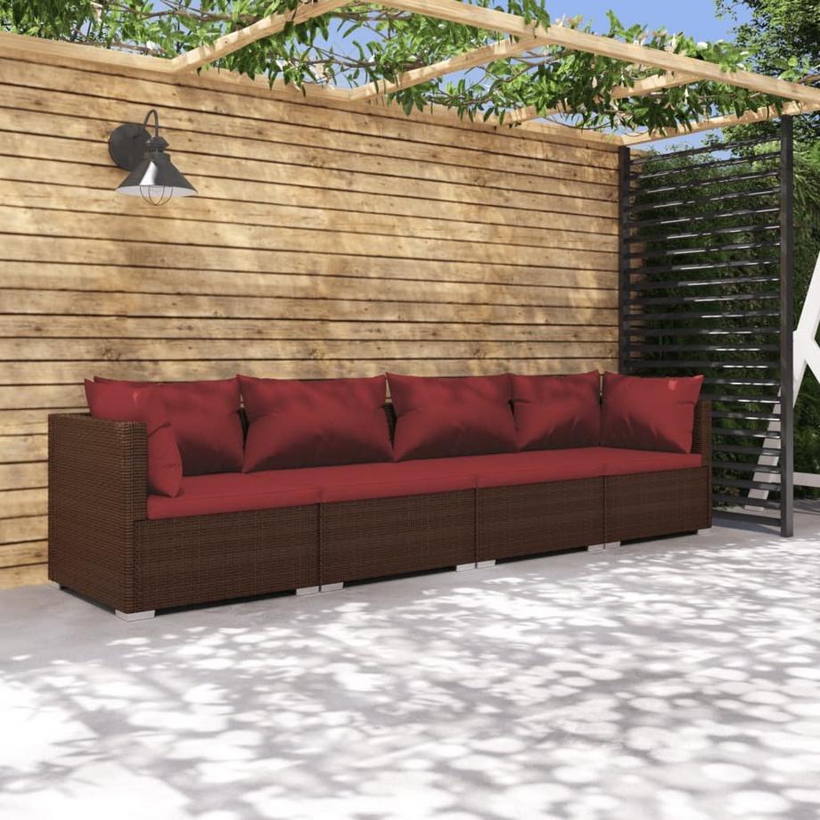 VidaXL Garten-lounge-set poly-rattan  