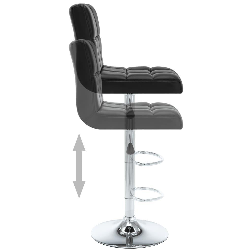 VidaXL Tabouret de bar cuir artificiel  