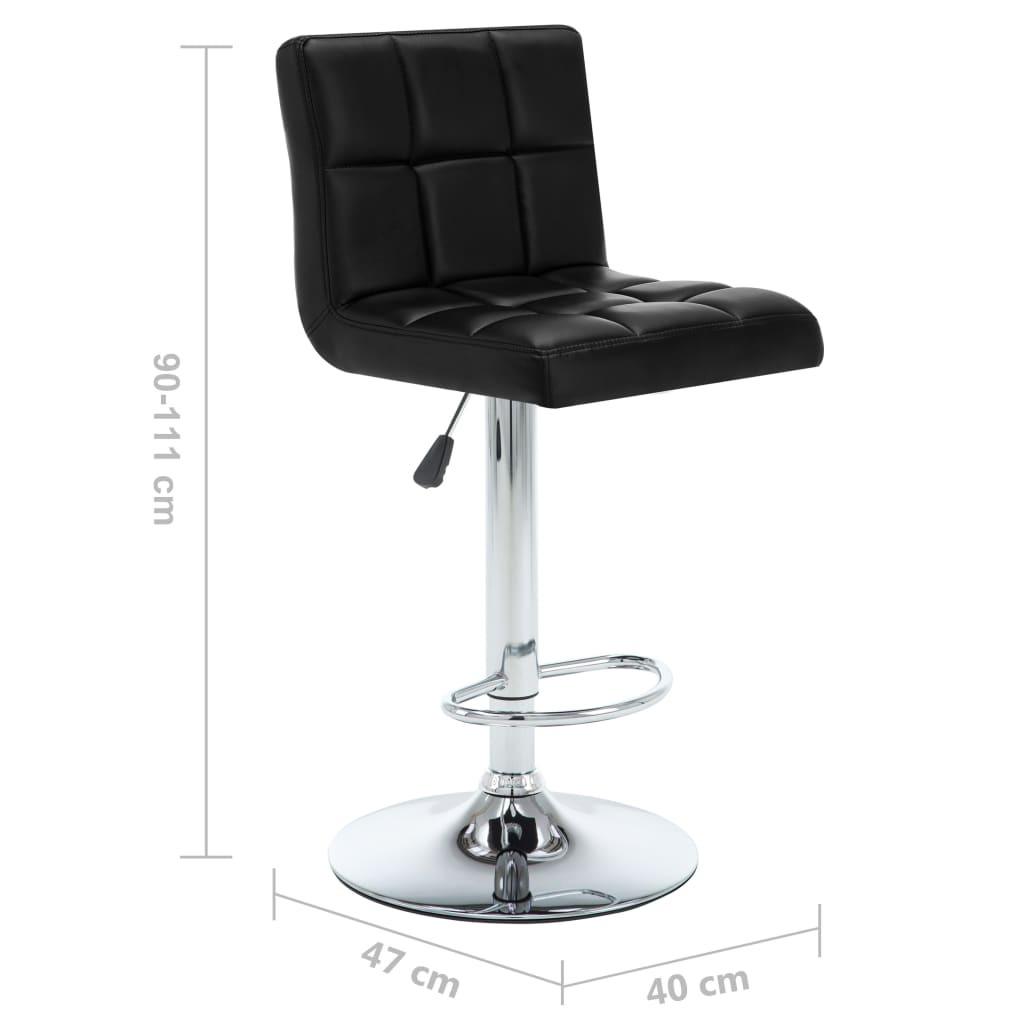 VidaXL Tabouret de bar cuir artificiel  