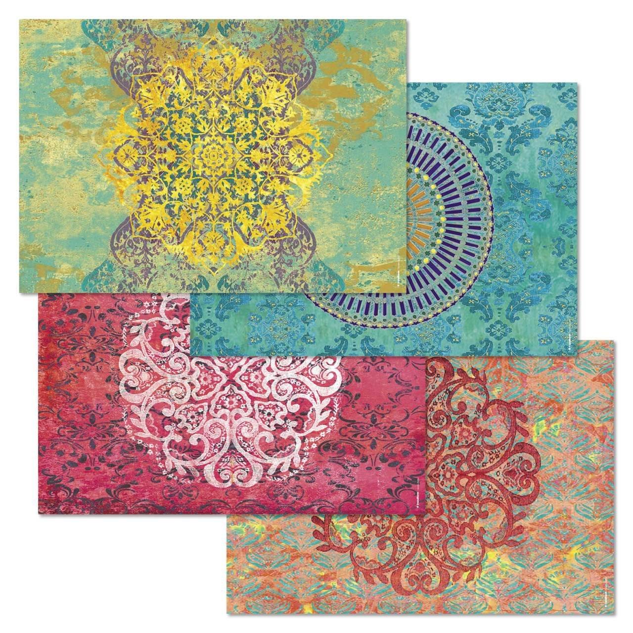 Image of Papiertischset BELLINI 1 4 Sujets à 12 Blatt Papiertischset BELLINI 1 4 Sujets à 12 Blatt