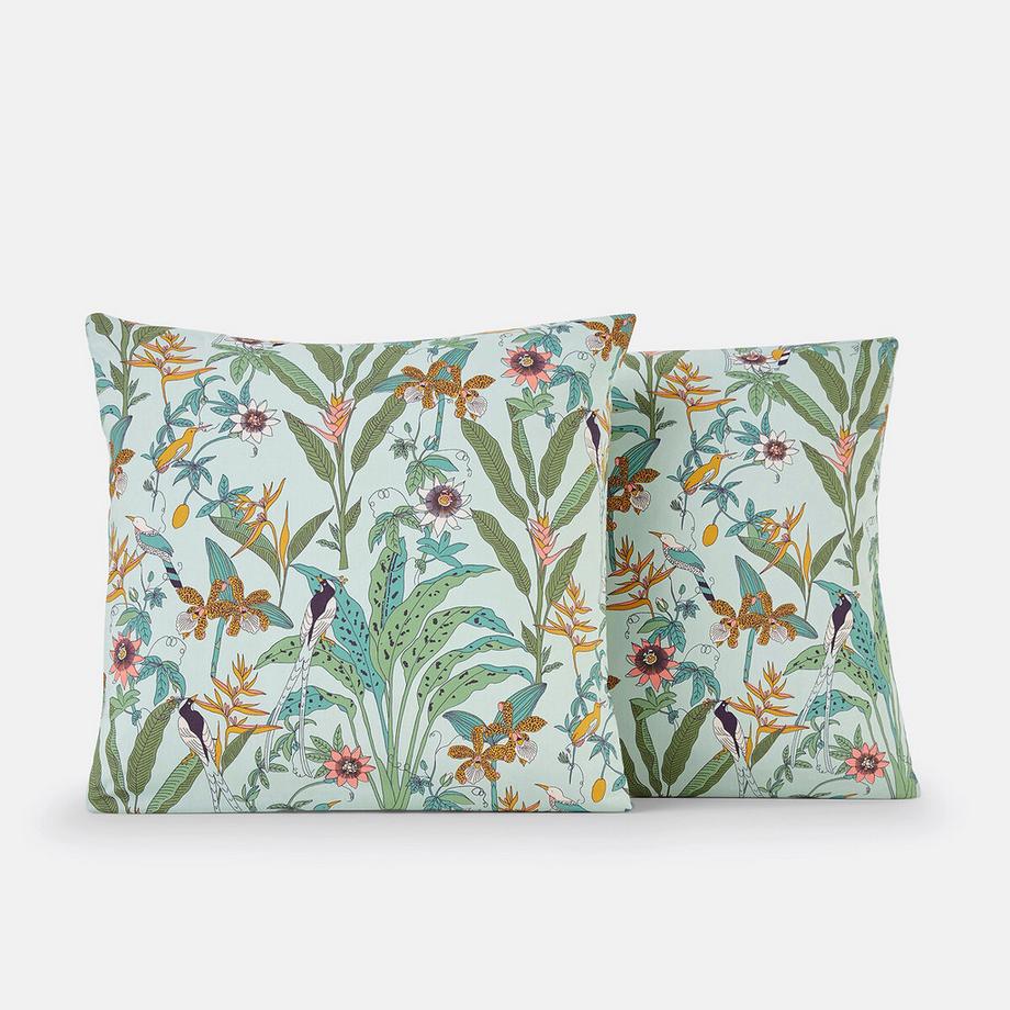 La Redoute Intérieurs Taie d'oreiller Eden Flower Percale de Coton  