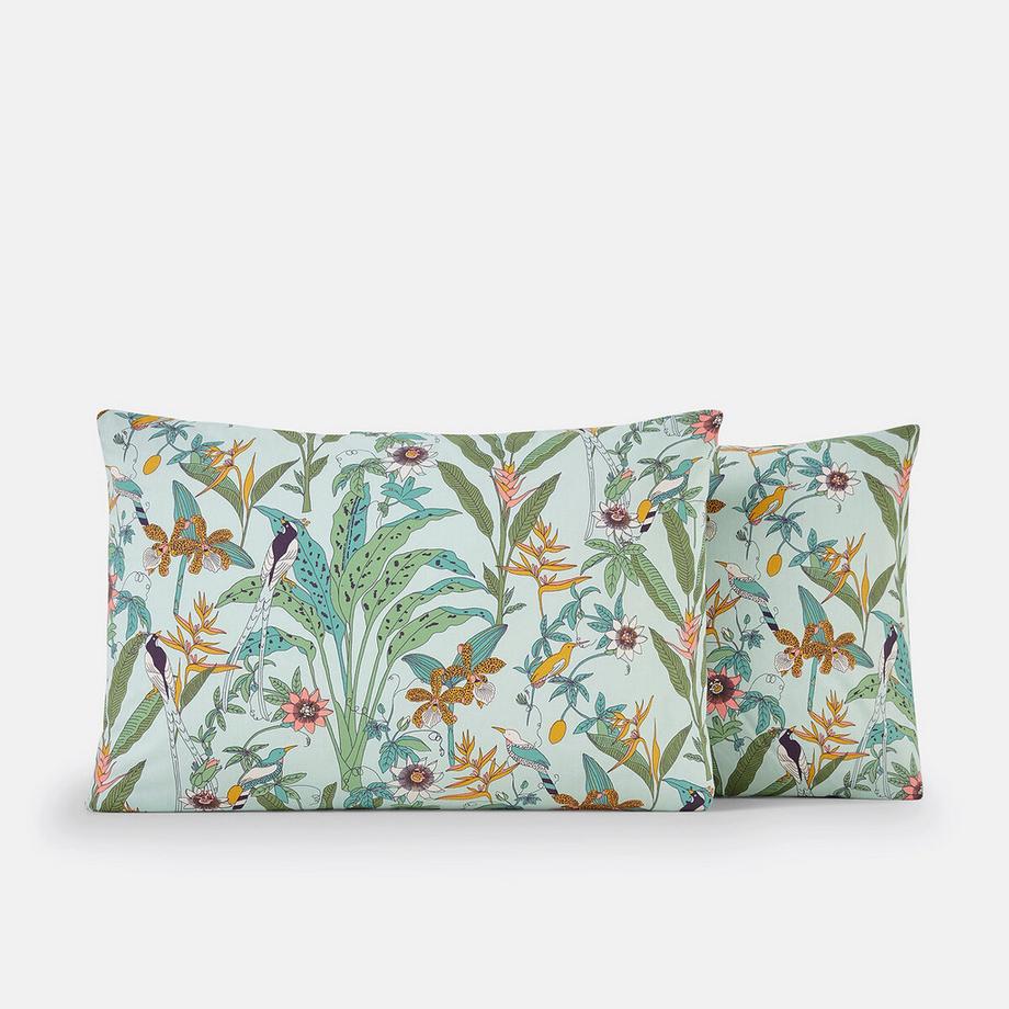 La Redoute Intérieurs Taie d'oreiller Eden Flower Percale de Coton  