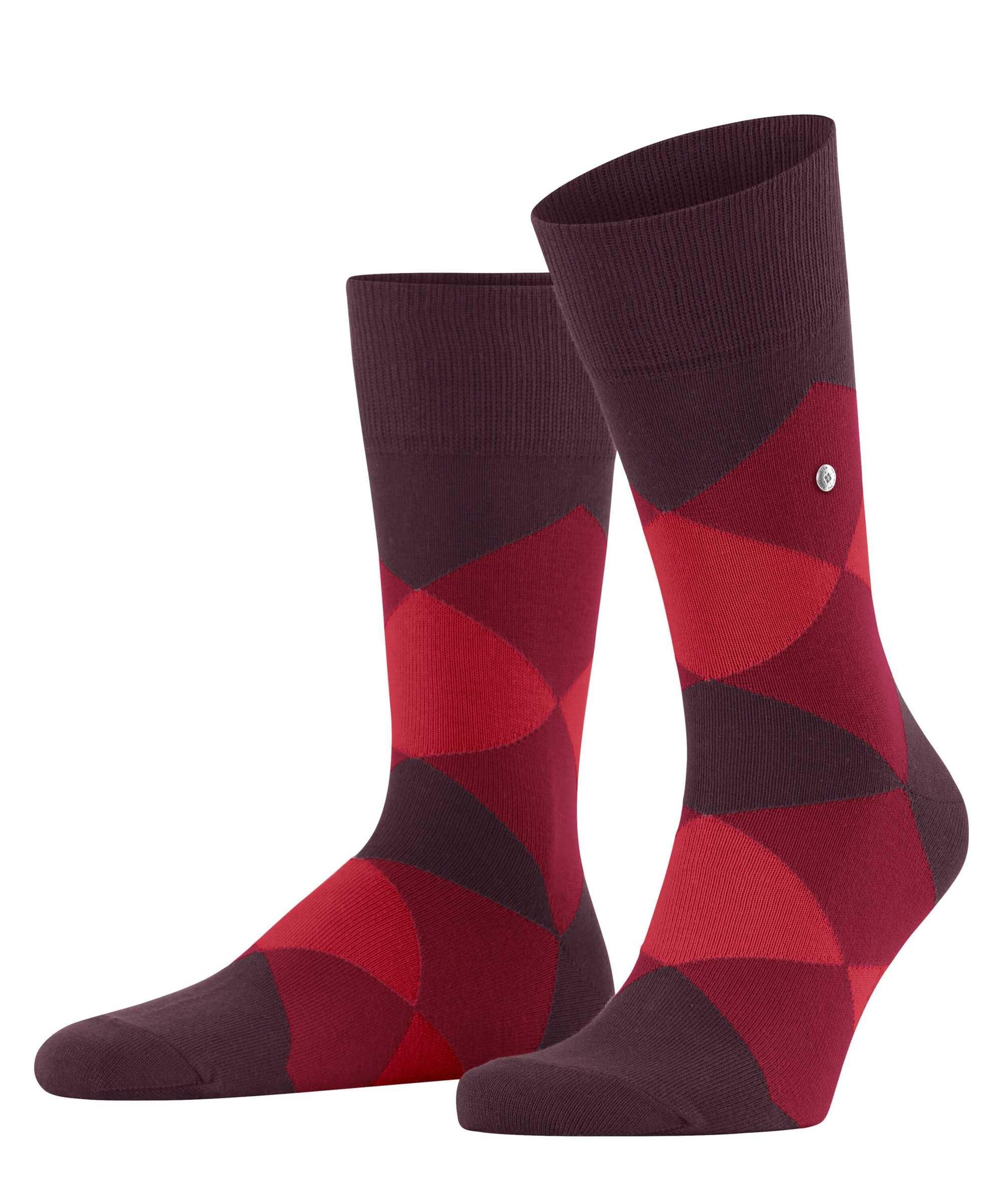 Image of Socken Bequem Sitzend Herren Rot Bunt 40-46