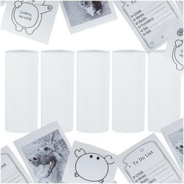 Rotoli di carta termica per mini stampante 5,7 cmx4,5 m 5 pezzi