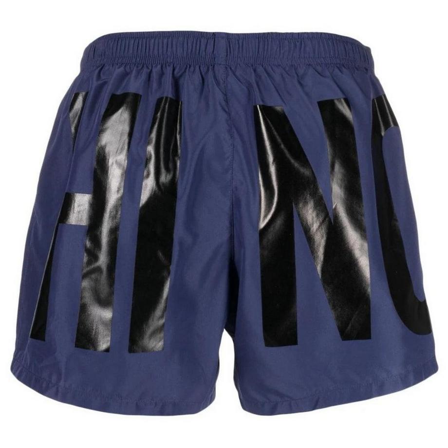 MOSCHINO Pantaloncini da bagno con stampa logo  