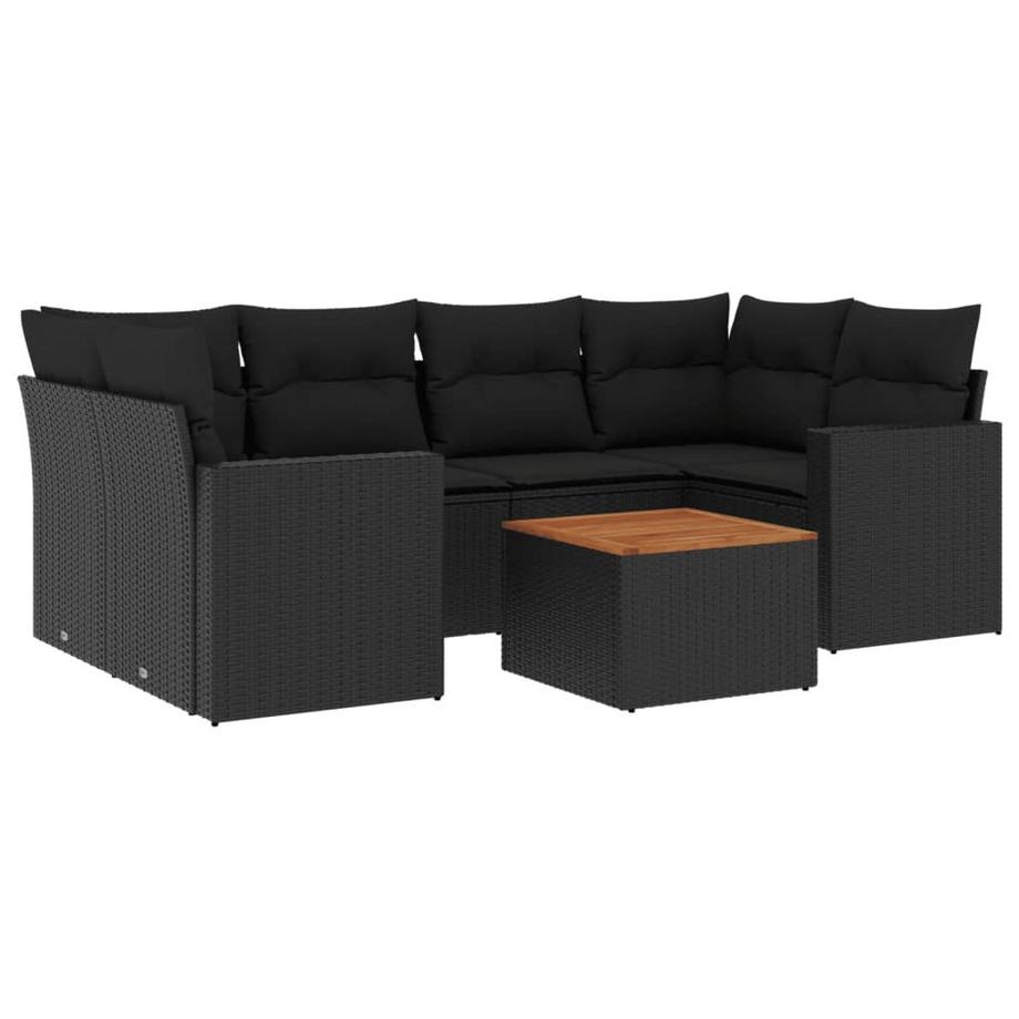 set divano da giardino Polirattan