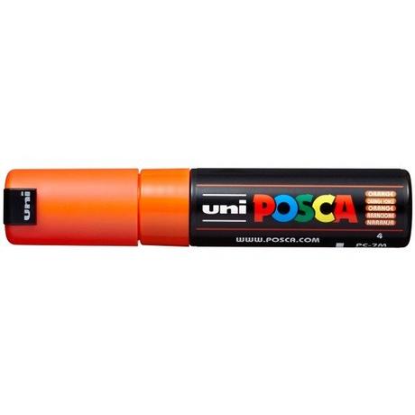 uni-ball UNI-BALL Posca Marker 4.5-5.5mm PC-7M ORANGE orange, Rundspitze  