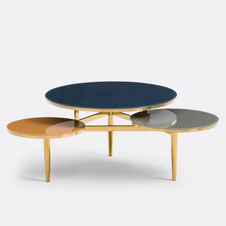 La Redoute Intérieurs Couchtisch Ruben mit 3 Platten aus gehärtetem Glas  