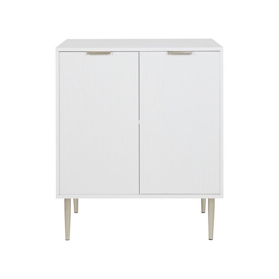 Beliani Schrank aus MDF-Platte Skandinavisch SOHO  