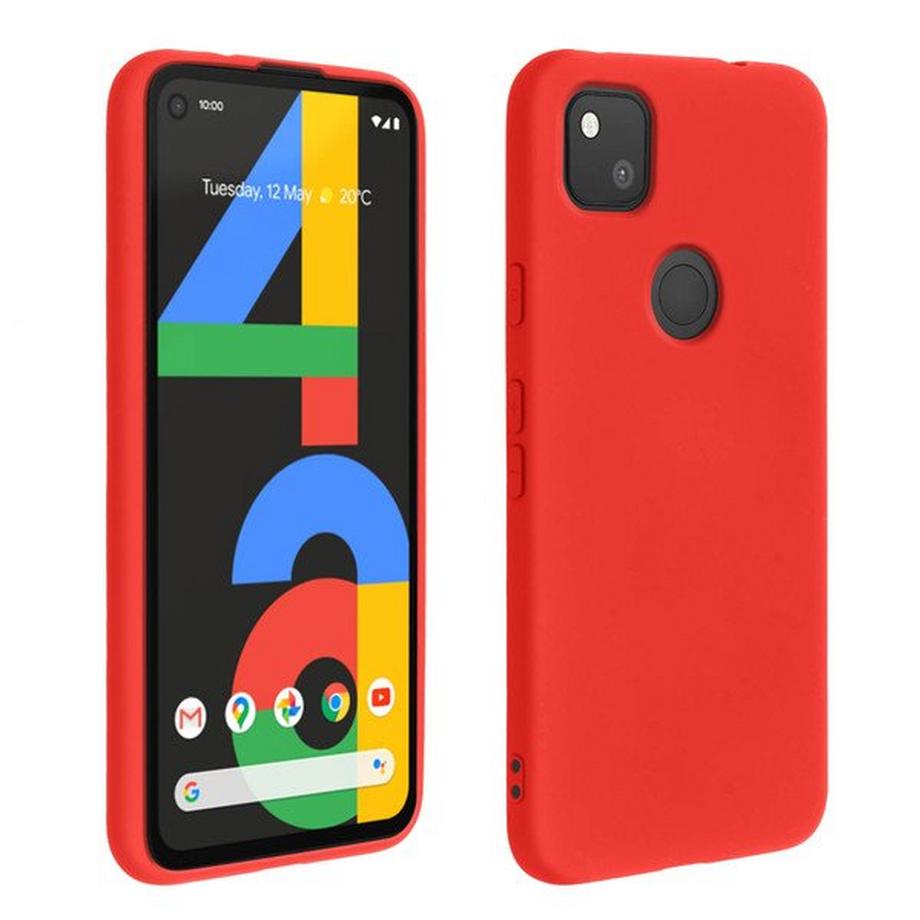 Avizar  Soft Hülle Google Pixel 4A Rot 