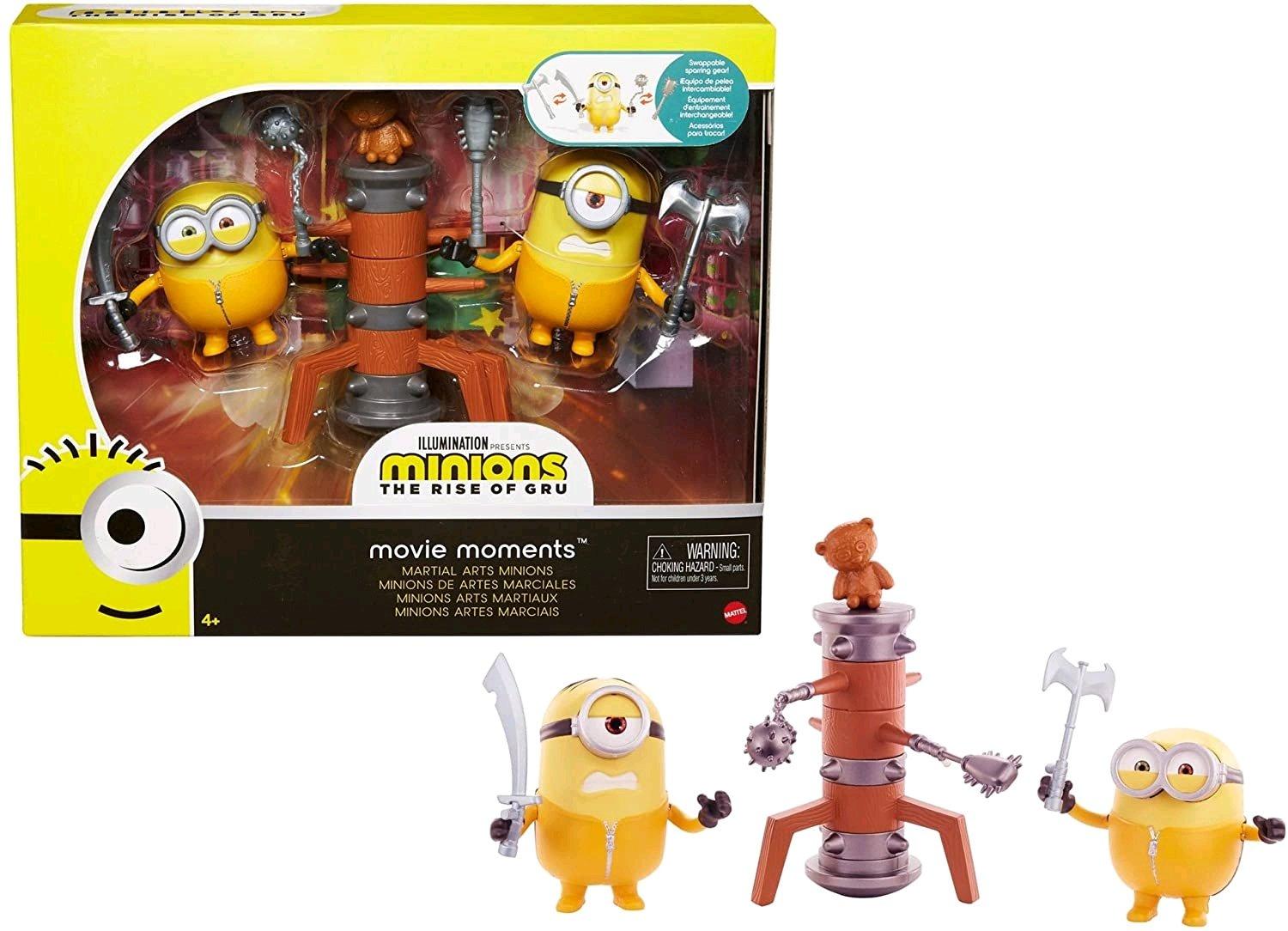 Mattel  GMF17 - Minions Movie Moments Kampfsport-Minions 