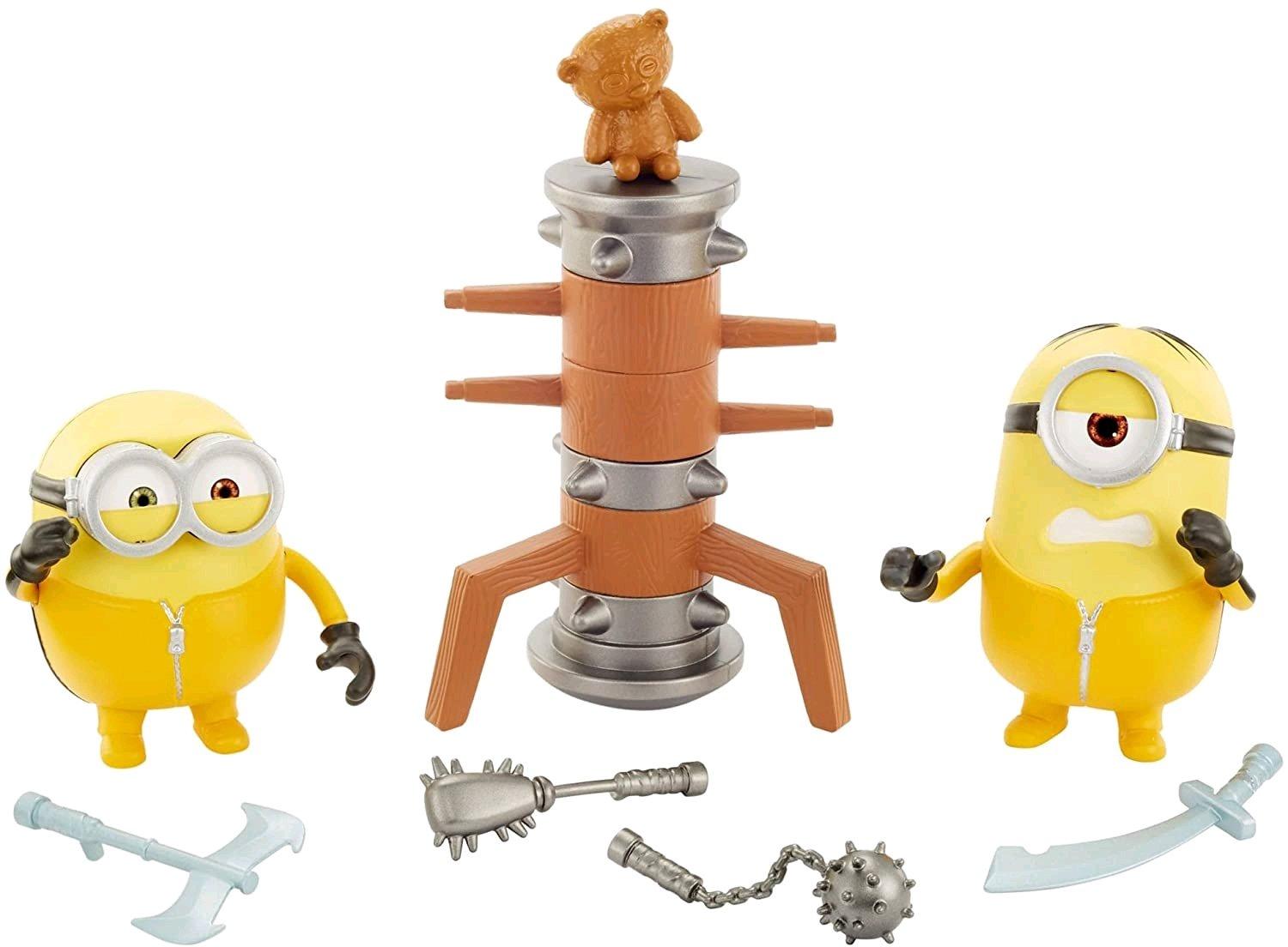 Mattel  GMF17 - Minions Movie Moments Kampfsport-Minions 