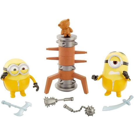 Mattel  GMF17 - Minions Movie Moments Kampfsport-Minions 